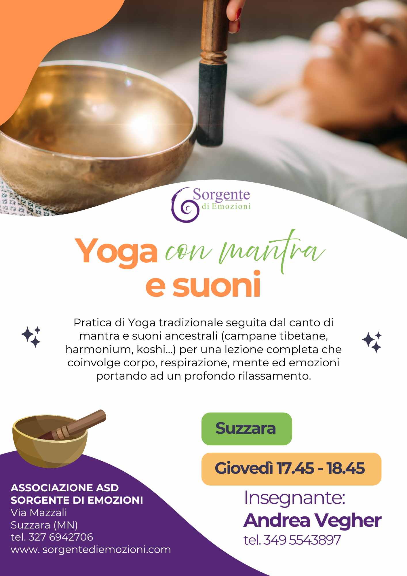 Yoga con mantra e suoni